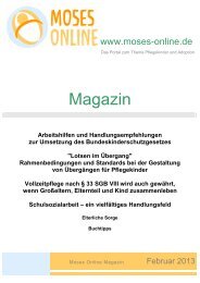 Moses Online Magazin - Ausgabe Februar 2013