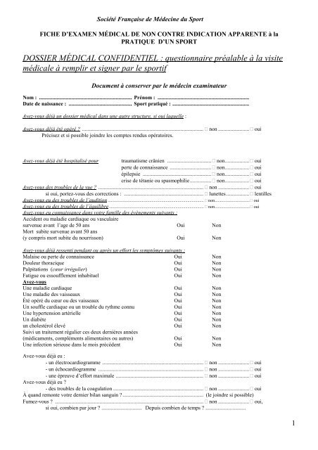 Fiche pratique au format PDF - Société Française de Médecine du ...