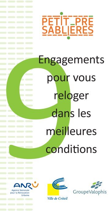 9Engagements pour vous reloger dans les meilleures ... - CrÃ©teil