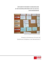 Zum Implementationsbrief - Bildungsserver Berlin - Brandenburg