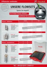 Unsere Flowsets - Flowdrill