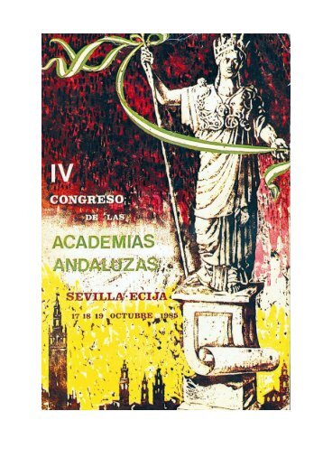 IV Congreso - Instituto de Academias de AndalucÃ­a
