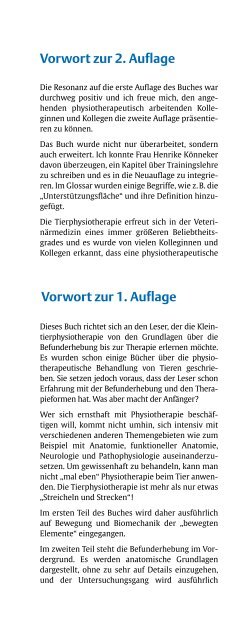 Sonntag: Physiotherapie in der Kleintierpraxis