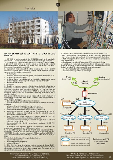 Annual Report 2004 - slovenskÃƒÂ¡ verzia (pdf - 7,5MB) - TUKE