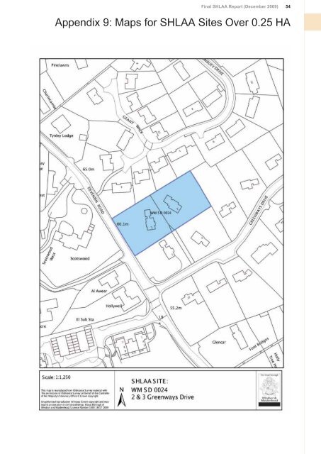 Final SHLAA Report (December 2009) - The Royal Borough of ...