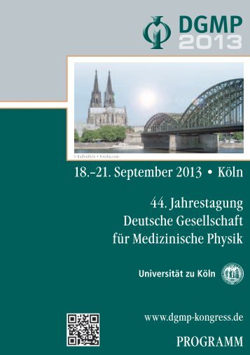 DGMP2013 Hauptprogramm (pdf-Datei, 5,4 MB) - 44. Jahrestagung ...