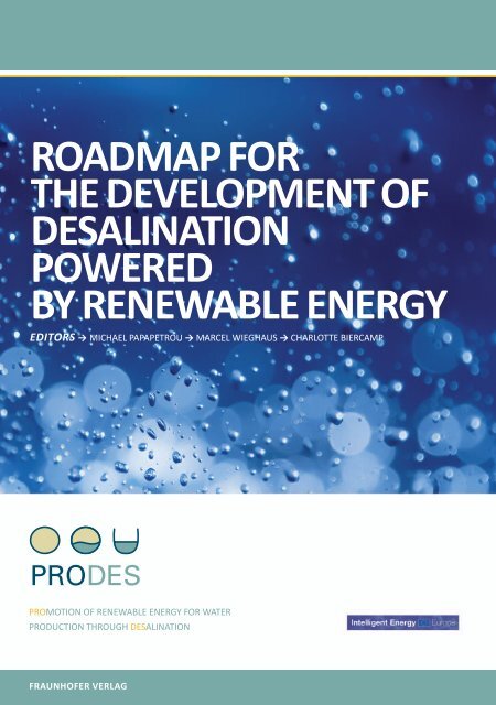 Roadmap for the development of desalination powered by ... - ProDes