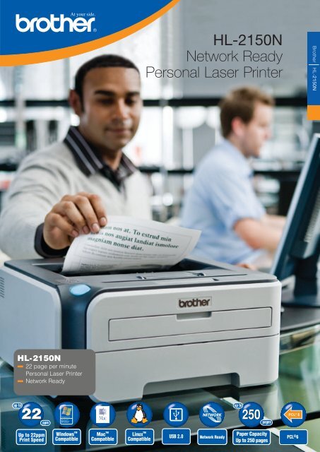 HL-2150N Network Ready Personal Laser Printer - Canar.com.sa