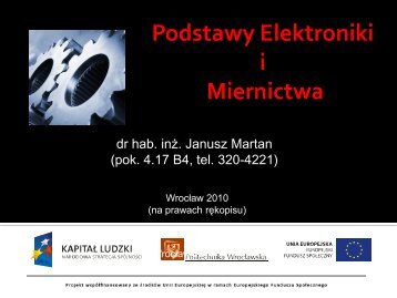 Podstawy elektroniki i miernictwa