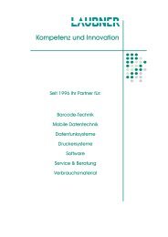 Produkt- und Leistungsbroschüre - Andreas Laubner GmbH