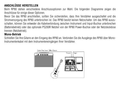 RP 80 Modeling Guitar Prozessor - Digitech