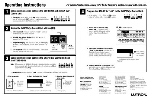 Avantâ¢ Package: Low-voltage Wiring - Lutron