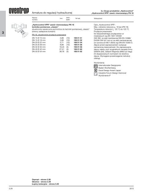 1 2 3 4 5 6 7 8 9 10 11 12 13 14 15 16 ARMATURA ... - Hydraulika