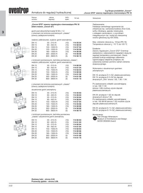 1 2 3 4 5 6 7 8 9 10 11 12 13 14 15 16 ARMATURA ... - Hydraulika