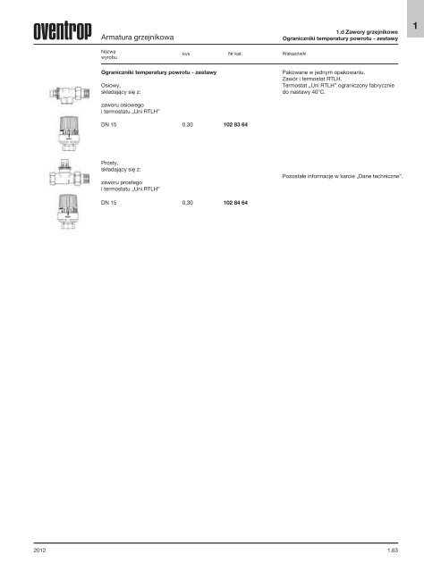 1 2 3 4 5 6 7 8 9 10 11 12 13 14 15 16 ARMATURA ... - Hydraulika