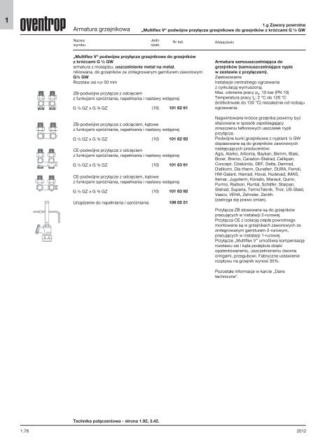 1 2 3 4 5 6 7 8 9 10 11 12 13 14 15 16 ARMATURA ... - Hydraulika