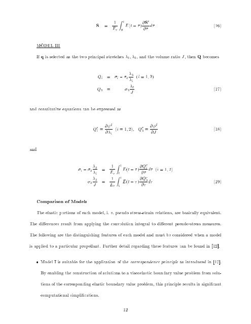 CONSTITUTIVE EQUATIONS FOR SOLID PROPELLANTS