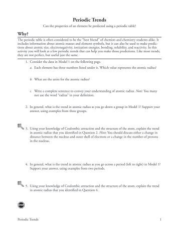 Periodic Trends 436 only