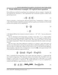 1 Finite difference example: 1D explicit heat equation - USC ...