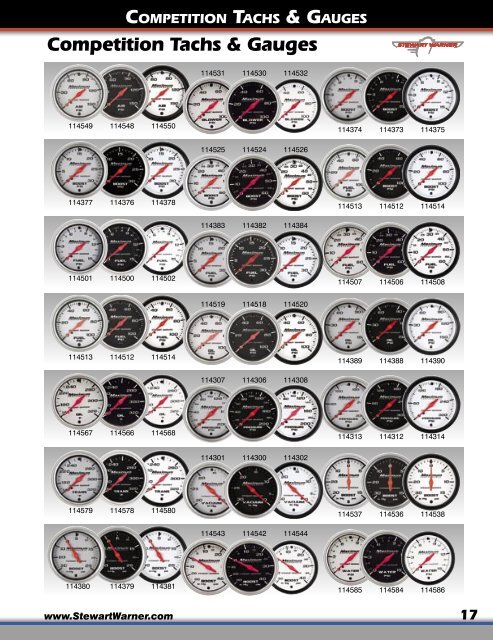 Competition Tachs & Gauges - KNS Autosport