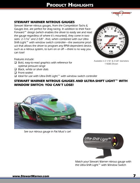 Competition Tachs & Gauges - KNS Autosport