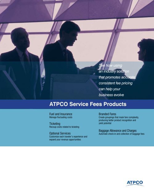 ATPCO Service Fees Products
