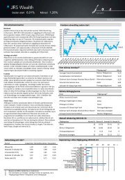 Månadsrapport JRS Wealth, klass A SEK, jan 2013 - JRS Fonder