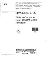 Status of Advanced Solid Rocket Motor Program