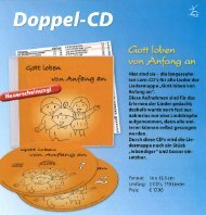 Werbung für die CD