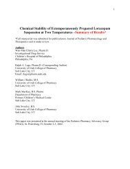 Chemical Stability of Extemporaneously Prepared ... - PPAG