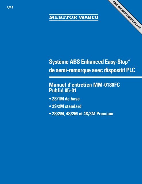 semi-remorque avec ABS - Meritor WABCO