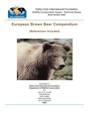 European Brown Bear Compendium.pdf - Medvede SK