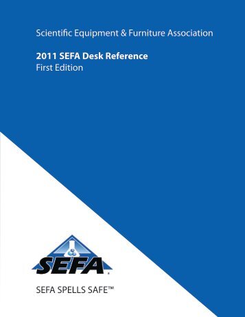 2011 SEFA Desk Reference - Scientific Equipment and Furniture ...