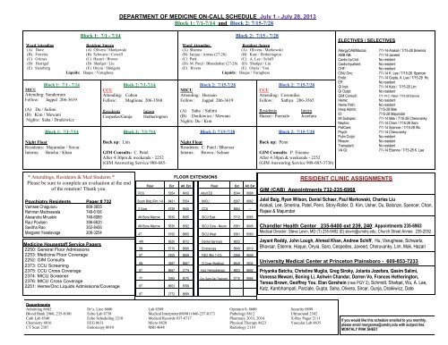 Pink Sheet -7-1-13 - RWJ Medical Group - UMDNJ