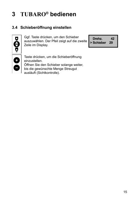 3 TUBARO® bedienen - Lehner Agrar GmbH
