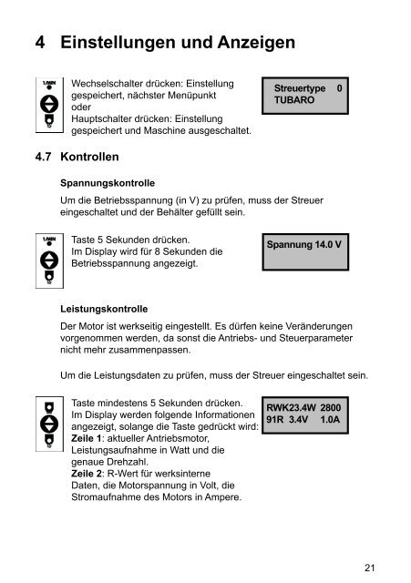 3 TUBARO® bedienen - Lehner Agrar GmbH