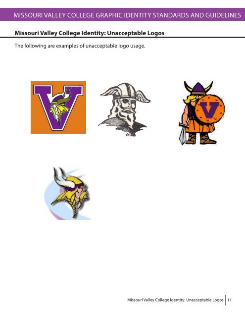 Graphic Identity Guidelines - Missouri Valley College