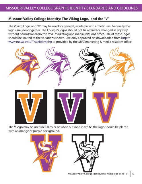 Graphic Identity Guidelines - Missouri Valley College