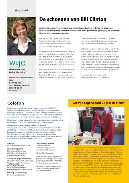 nummer 1, februari 2012 - VNO-NCW Midden