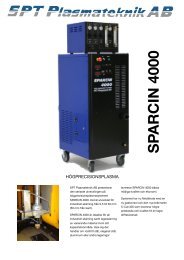 sparcin 4000 - SPT Plasmateknik AB