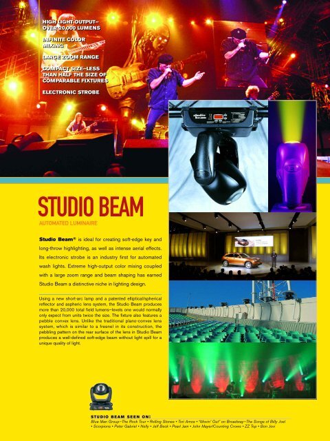 STUDIO BEAM - High End Systems