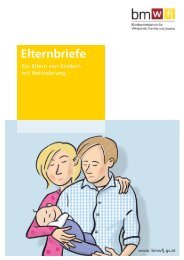 Elternbrief für Eltern von Kindern mit Behinderung - Familienberatung