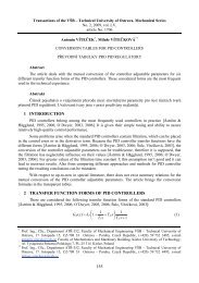 Conversion Tables For PID Controllers - Transactions
