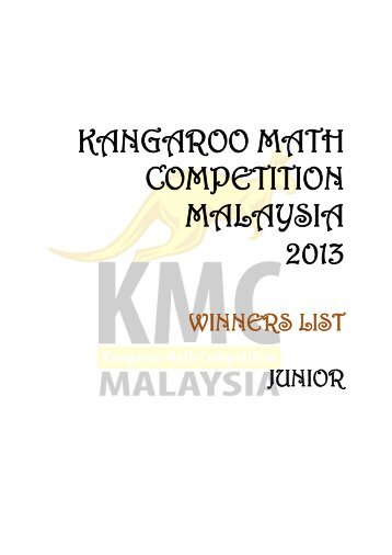 Result-KMC-2013-Junior