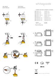 whitegoods 100 Plaster-in Installation Instructions A3.qxd