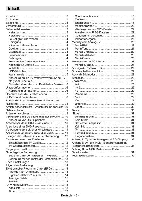 Bedienungsanleitung - in der support-zone - HB Austria