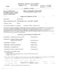 MATERIAL SAFETY DATA SHEET ' MSDS L-123 REVISION ... - Net32