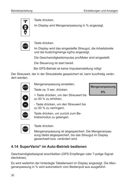 4.13 Auto-Dosis einstellen