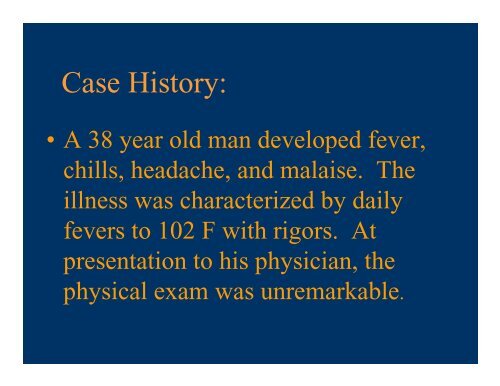 Rickettsial Diseases