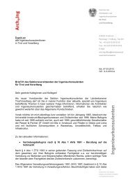 Brief 01 des Sektionsvorsitzenden, 07.03.2012 - Kammer der ...